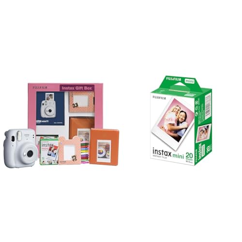 Image of Fujifilm Instax Mini 11 Instant Camera (Ice White) Gift Box with 10 Shots