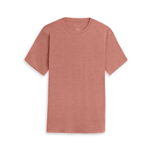IBEX Merino Wool Paradox Short Sleeve Tee for Men | Lightweight & Breathable Solid Low Crew Neck Men's T-Shirt