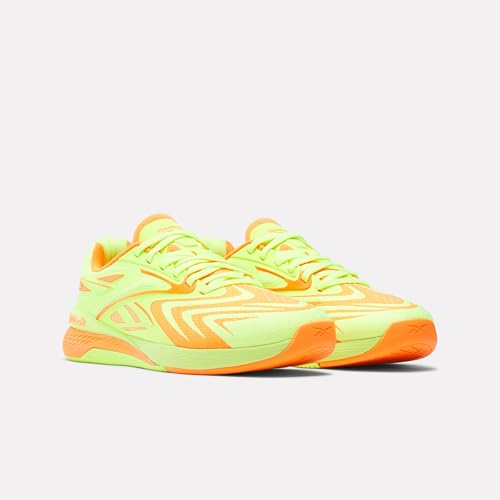 Chaussures Fitness Reebok Nano X5 Edge Femme coloris Citron Tangerine atomique - vue 6