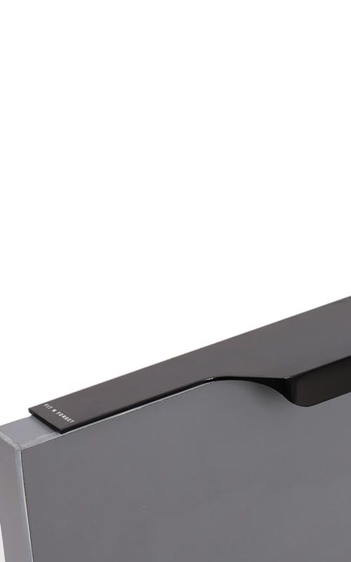 FIT N FORGET Square 26 inch Black Aluminum Profile Handle for Kitchen,Wardrobe Kitchen Handle,Cabinet Handle(Pack of 1)