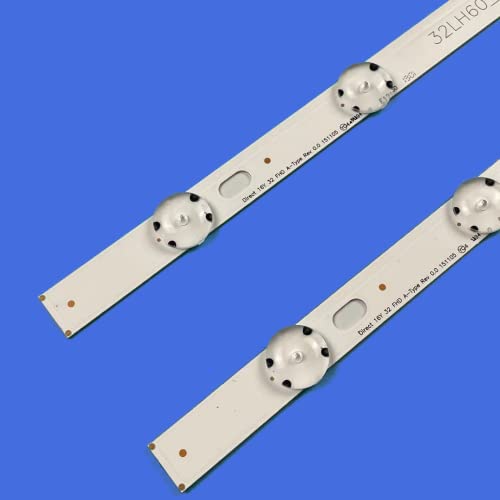 Tira de luz Negra LED de 2 uds para reparar retroiluminación de TV LG NC320DUE
