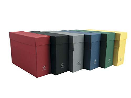 Mariola 16895 - Caja transferencia cartón forrado en Geltex folio doble lomo 390 x 255 x 110 mm, color verde Cover