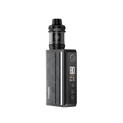 VOOPOO Drag 5 Kit Mod Tank Starter Kit 2ml Capacity (Battery not included) (No Liquid No Nicotine) (Black)