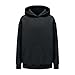 OAZKXCN Hoodie Hollow Mesh Back Women'S Sweatshirts Pullover Casual Long Sleeve Crystal Mesh Back Hoodie With Pocket Black XL