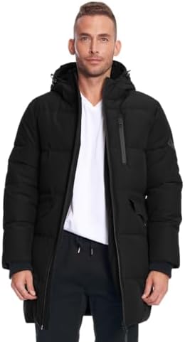 ALPINE NORTH Jasper Men’s Vegan Down Winter Coat – Warm Insulated...