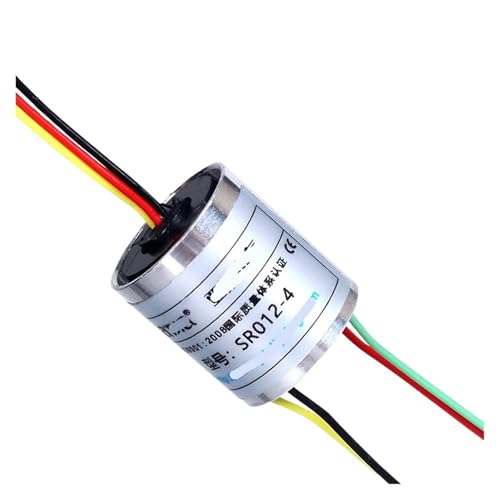 Bague collectrice 12,5 mm 4 fils connecteur rotatif 360 aluminium