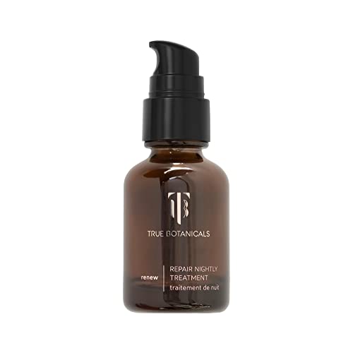 True Botanicals - Organic Renew Repair Nightly Treatment Serum | Clean, Non-Toxic, Natural Skincare (1 fl oz | 30 ml)