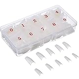 krofaue 500PCS Soft Gel False Nails Tips - Half Cover...