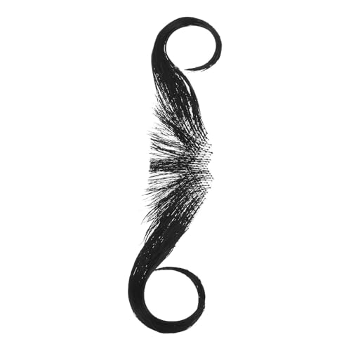 Barba postiza de cabello humano para fiestas de disfraces y cosplay