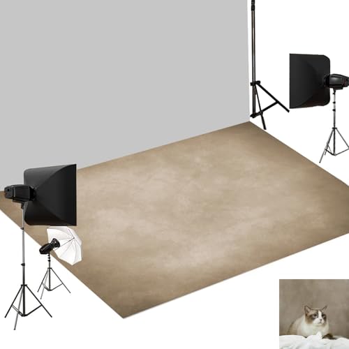 Tapete Vintage Beige Kate para Fotografía 8x5ft miniatura 1