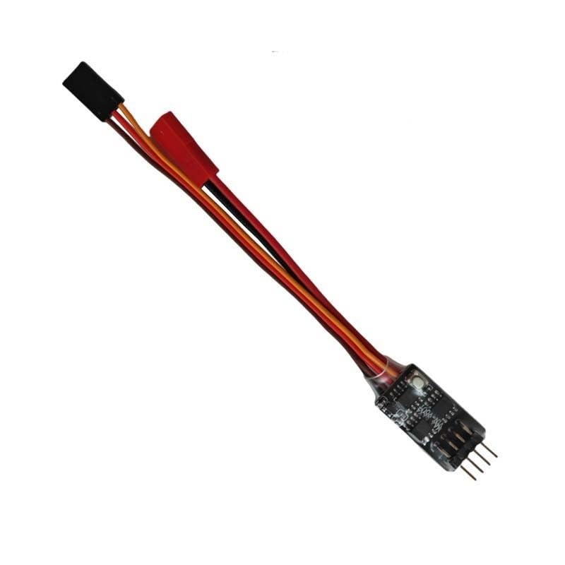Module de commande d'éclairage de voiture, télécommande DC 5-12V 2CH 4CH, troisième canal avec interrupteur de respiration stroboscopique for pièces de chenille RC(4CH external powered)