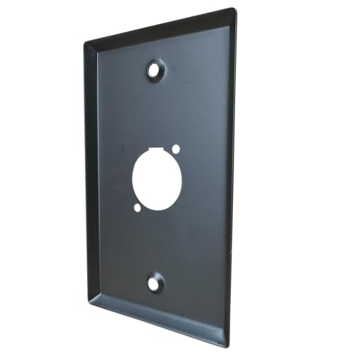 Placa de pared XLR en blanco y panel XLR DIYTECH combo 6