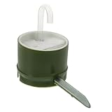TOYANDONA Filtro para Peceras con Fuente de Agua de Bambú Diseño Realista Sistema de Filtración Silencioso y Compacto Accesorio Externo para Acuario para Jardín y Hogar