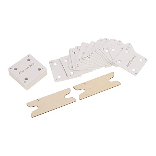 Tablet Weaving Card, Weaving Cards, Handmade Weaving Card, Flexible Safe Sturdy Paper Loom Card for Craft Weaving Lovers - Image 4