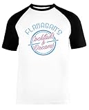 vodka gimlet recipe calories 100% algodón orgánico Flanagans Cocktails and Dreams Unisex Camiseta De Béisbol Mangas Cortas Hombre Mujer Blanca Negra