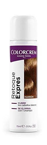 COLORCREM tinte marrón retoca raíces expres spray 75 ml Cover