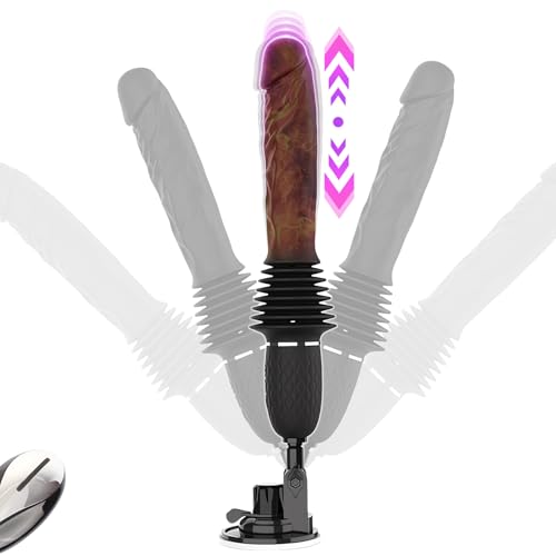 Roluck Dildo Sex Maschine mit 3 Stoßfunktion & 10 Vibration & Heizfunktionen,Vibratorensets mit Fernbedienung Sex Spielzeug für die Frau Männer Paare