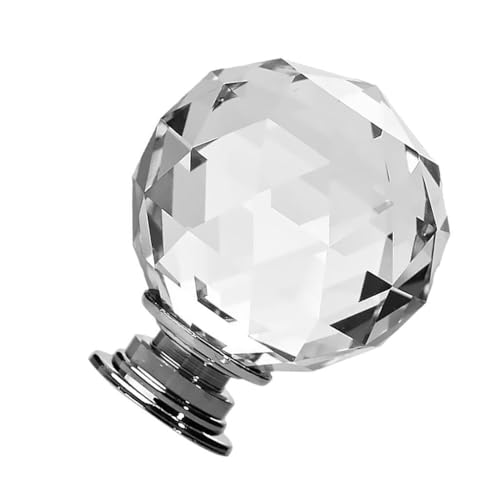 Descrizione: ALCXAZS Pomello moderno per cassetti e maniglie per porte, splendido pomello in cristallo, splendida maniglia per guardaroba, 100 nuovo e semplice.
