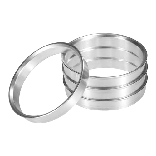 QUARKZMAN 4 Piezas Anillos Centradores De Aleación De Aluminio De 60.1 Mm De Diámetro Exterior A 56.6 Mm De Diámetro Interior para Cubos De Rueda De Coche