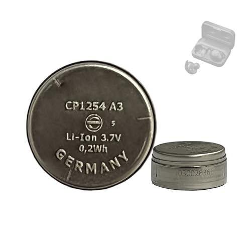 1 batterie de rechange HIGHAKKU CP1254 A3 compatible avec So-ny wf1000x xm3 Ja-Bra Rox B&O H5 casque Bluetooth LIR1254