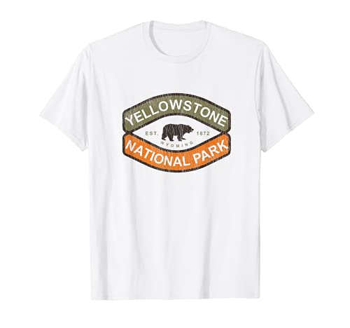 Yellowstone National Park Wyoming Maglietta