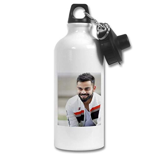 Turnhover" Virat Kohli" Aluminium Water Bottle (Sipper Included) 600 ml