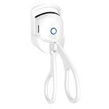 Brrnoo Elektrisch Beheizte Wimpernzange Formt in 30 Sekunden (WHITE)