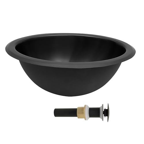 Image of Black RV Kitchen Sink, 13.39 inch X 10.55 inch X 5.12 inch Stainless Steel Bar Sink, 13 Inch Small Kitchen Sinks used at Bathroom,Outdoor, RV and Bar, Included Kitchen Sinks Drain Assembly