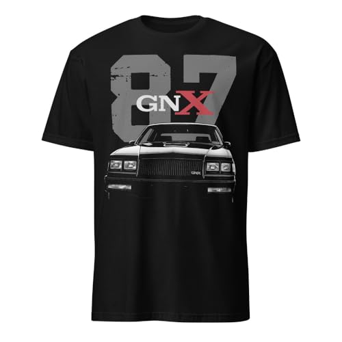 1987 Grand National GNX T-Shirt Retro 80s Muscle Car Graphic Tee for Gearheads
