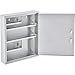 Global Industrial Stainless Steel Large Medical Security Cabinet with Double Key Locks