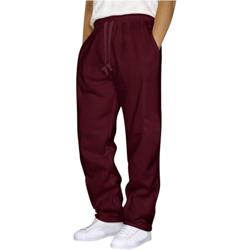 Image of Cotton Traders Men's Tall Track Suit - Straight Leg Joggers, Grey Tracksuit Bottoms, Plus Size Jog Pants with Straight Hem