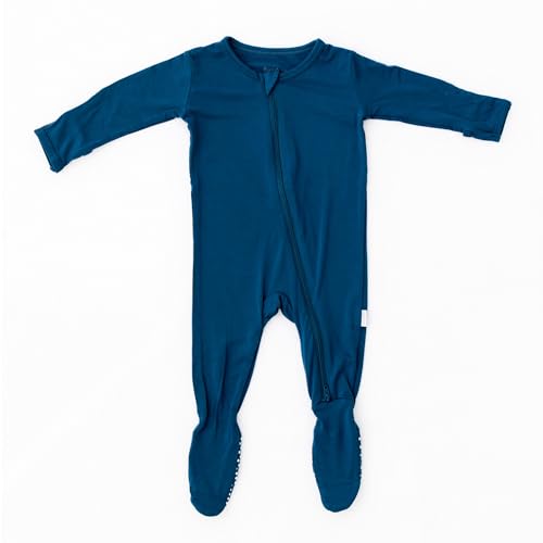 Image of Bamboo Little Soft Baby Footie Pajamas, Baby Clothes, Newborn Sleepers, 95% Viscose and 5% Spandex, 0-24 Months