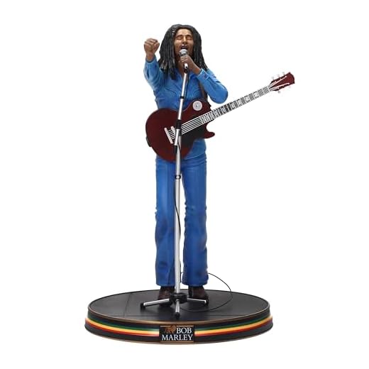 SD TOYS - Figura Bob Marley en Concierto Rainbow'77 - Figura con peana de 20 cm
