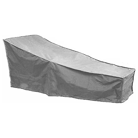 Generies Waterproof Patio Lounge Chair Cover 82 Inch Outdoor Chaise Lounge Covers Grey（No Chair） Cover