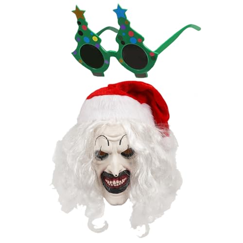 Generisch Cosplay-Weihnachtsmaske, Weihnachtsclown-Maske | Art's...