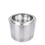 grillshop.at rauchfreie Feuerschale Edelstahl 50 cm - Feuerschalen für den Garten - Feuerstelle Outdoor mit edlem Design - Flame Engine Buddy Deluxe