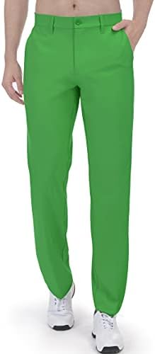 Men’s Classic-fit Stretch Golf Pant Flat Front Breathable Casual Pants