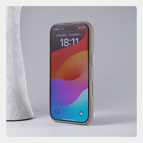 Coque de protection magnétique de luxe transparente mate pour iPhone 16 Plus