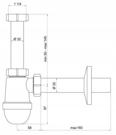 .Deftrans Badezimmerschrank mit Waschbecken und Waschtischarmatur, 40 x 84 x 20 cm weißer stehend Waschbeckenschrank kleine mit waschtischarmatur gäste wc
