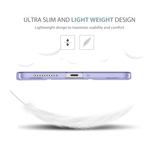 ProCase for Lenovo Tab M8 4th Gen Case 8 Inch 2023 TB-300FU/TB-300XU, Slim Stand Hard Back Shell Protective Smart Cover Case for Lenovo Tab M8 8" 2023 Release -Purple