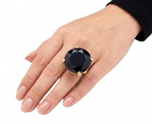 Anillo elástico mujer brillante moda maxi ajustable strass 2