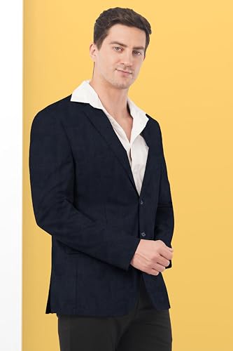 Image of SaintX Men's Premium Formal Blazer || Stretchable Triple Blend Fabric || Slim Fit || Fully Lined || Versatile Stylish Coat for Men || Professional Jacket || All Purpose