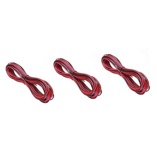 Uonlytech 3pcs Cable de extensión Plano para Tira de LED Cable conector de pines Gestión de cables bajo escritorio miniatura 5
