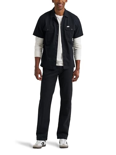 Lee Men's Workwear Pant, Black, 42W x 32L - image 2