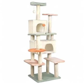 thha__ オブジェ ザー トリ Amazon.com : 54 Inches Cat Tower Condo Furniture, Cat Tree