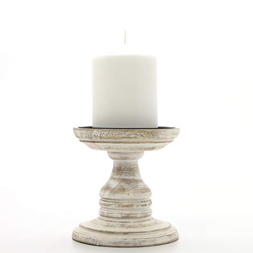 Hosleys-Set-of-2-White-Wood-Pillar-Holders-5-High-Ideal-Gift-for-Weddings-Special-Occasion-Spa-Aromatherapy-Settings-Candle-Gardens-W1 Hosleys Set of 2 White Wood Pillar Holders 5 High Ideal Gift for Weddings Special Occasion Spa Aromatherapy Settings Candle Gardens W1