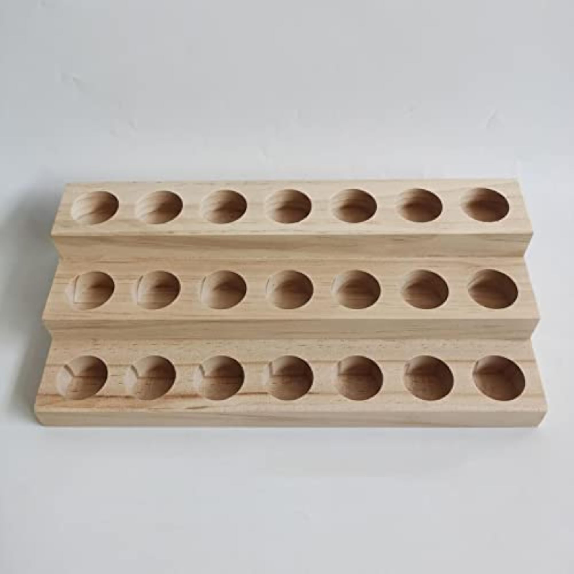 Wooden Essential Oil Storage Rack for 10ml Bottles