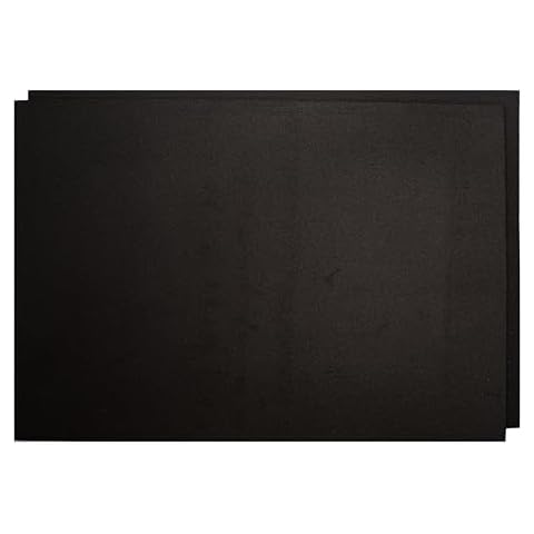 Large EVA Foam Sheets for Crafts, Black, 17.5" x 12", 2mm Thickness – Perfect for DIY Arts and Crafts, Foam Paper for Kids and Adults - 5 Pack Cover