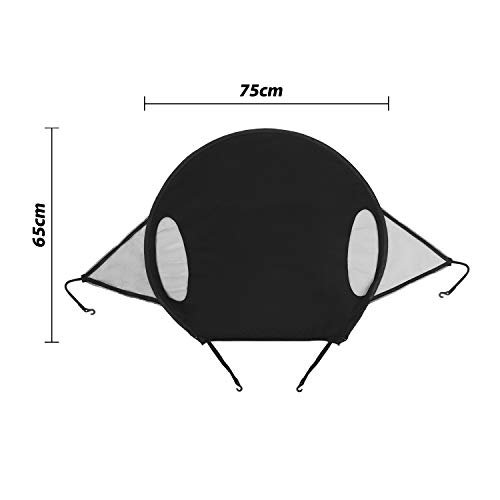 PURFUN Anti-UV Canopy for Stroller, Baby Stroller Rayshade Sunshade Sun Cover Sun Protection Foldable Pram Pushchair Sun Shade Canopy Parasol Extender Accessories (Stroller Not Included)