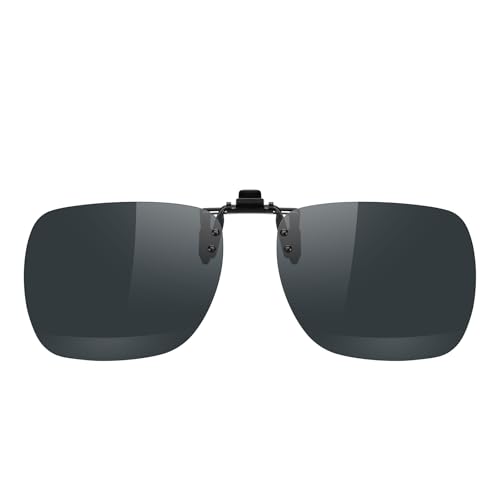 Image of MERRY'S Polarized Clip on Sunglasses Flip Up Metal Clip Attachments for Prescription Glasses